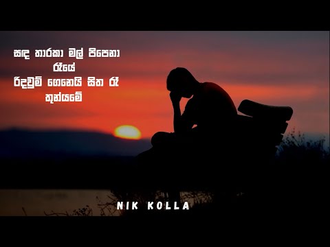 Sada tharaka mal pipena raaye new cover Lyrics song