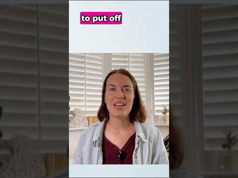 TO PUT OFF - English phrasal verbs #englishgrammar