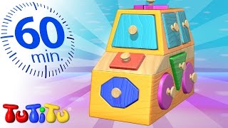 TuTiTu po polsku | Puzzle z kształtami dla dzieci I inne zabawki edukacyjne | 1 godzina zabawki