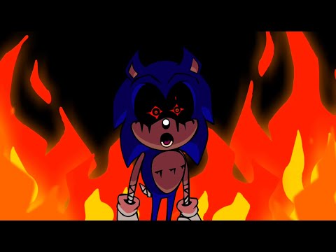 FNF - Vs. Sonic.EXE ReRun UST - DROP AND ROLL V2 (lyrics)