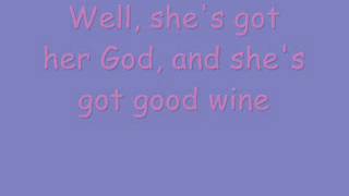 Trisha Yearwood - She&#39;s an American Girl (X&#39;s and O&#39;s) LYRICS