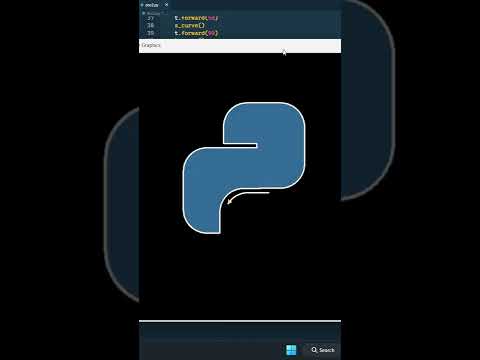 Python Tutorial Drawing Python Logo Using Python Turtle