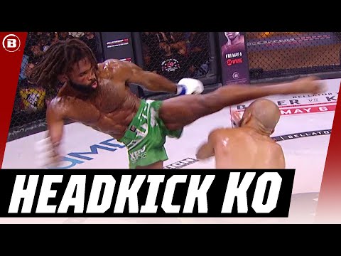 Impressive Headkick! Raufeon Stots VS Juan Archuleta | Bellator MMA