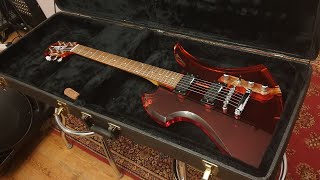 Video thumbnail for BC Rich Acrylic Mockingbird Guitar Red Clear See-Through Up Close Video Review by Essex Recording Studios
