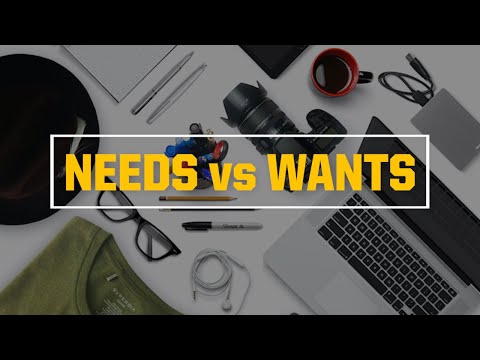 Needs vs Wants