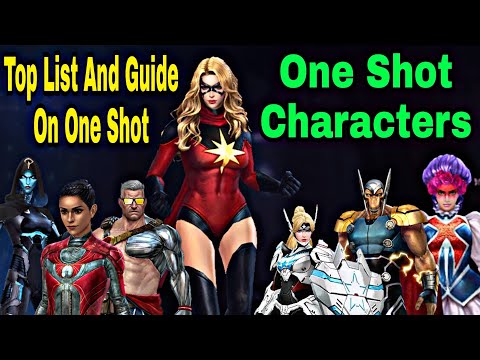 Top One Shot Characters List For PVE And Advice On One Shot - Marvel Future Fight