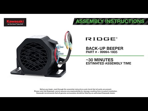 Kawasaki Back-Up Beeper - 2024-2025 Ridge - 99994-1805