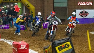 Takeouts and Crashes at AX | Pit Bike to the ANKLE