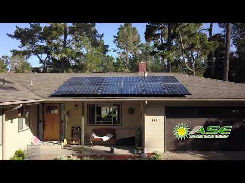 Roof Top Mount with LG Panels