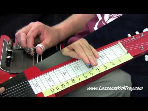 LAP STEEL LESSONS - [HD] - Lap Steel Basics Vol. #1 - Part B by Troy Brenningmeyer