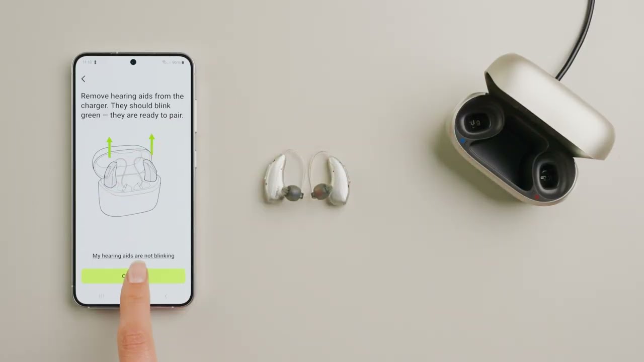 Android - How to pair Audéo Infinio (Ultra) to myPhonak app