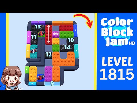 Color Block Jam Level 909 (1815) Solution Walkthrough