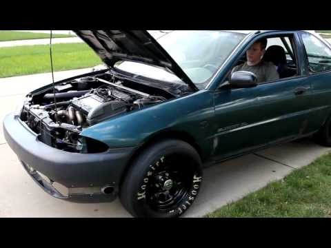 4G63 Eagle Summit Drag Car Start Up / Rev - LTCC