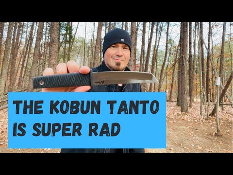I love my new Cold Steel Kobun Tanto knife!