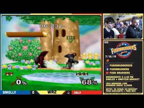SSBM Bmolly vs Orly FuddBrudders 100