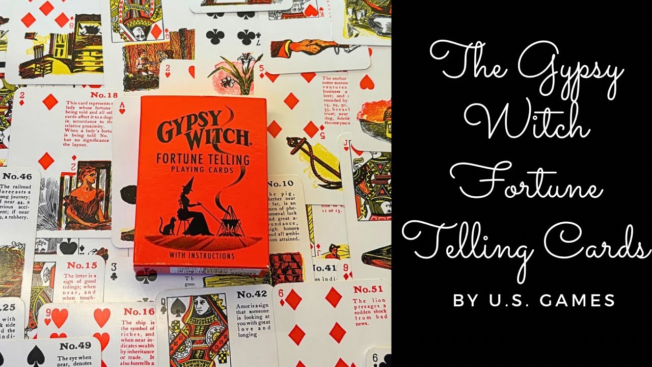 The Gypsy Witch Fortune Telling Cards by U.S. Games | Oracle Deck Review