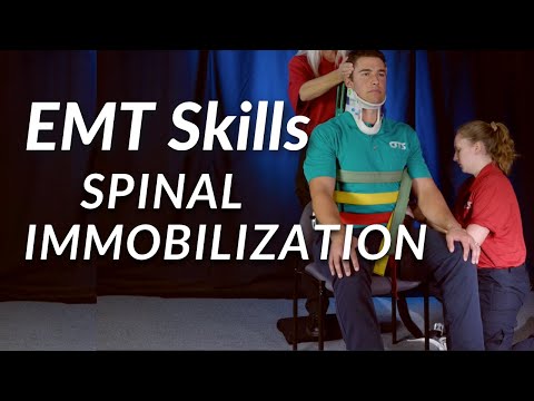 Spinal Immobilization (Seated Patient) - EMT Skill