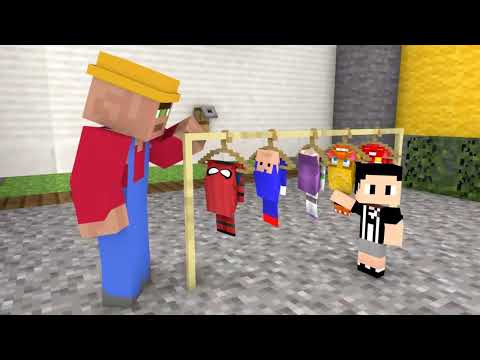 Monster School Baby Zombie Becomes Spiderman   Minecraft Animation 9