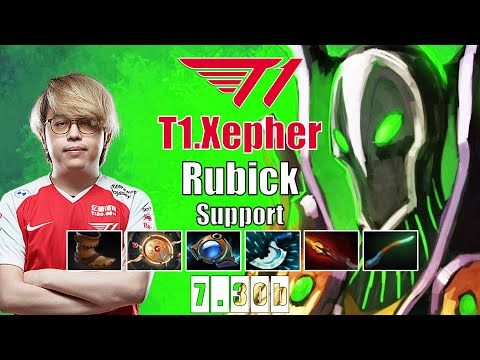 Rubick Support | T1.Xepher | POS 4 RUBICK SUPER IMBA SUPER FUN | 7.30b Gameplay Highlights
