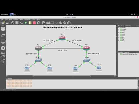[Lab 44] Mikrotik Tutorials - Routing RIP on Mikrotik