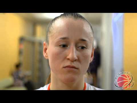 Santos Okockytės karštas interviu iškart po rungtynių. Sūduva 90 : 71 RSU/Merks