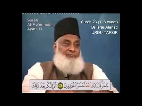 Surah 23 Ayat 14 Surah Muminun Dr Israr Ahmed Urdu