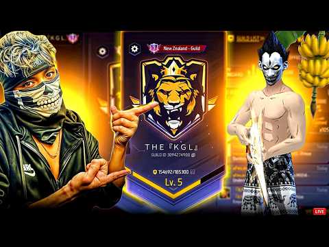 🔴Guild එකට නවත සිසුන් බදවා ගනු ලැබේ.🔥😍ＴＨＥ『ＫＧＬ』🔥💀 || GAMING KAVIYA LIVE || #freefire #livestream