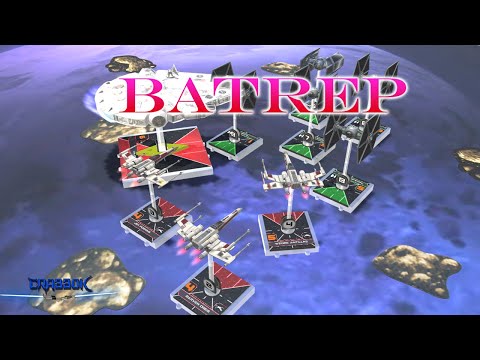 X-Wing - Standardized Loadouts Battle Report - Battle of Yavin - Han vs Vader