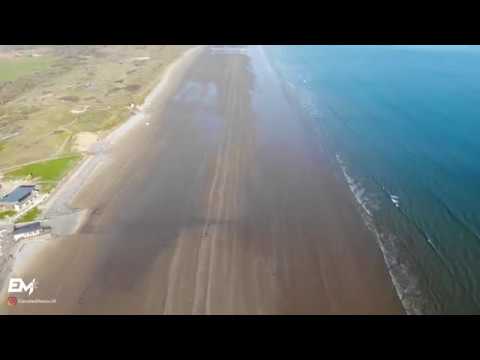 Pendine Sands - Carmarthenshire, Wales by Drone (HD)