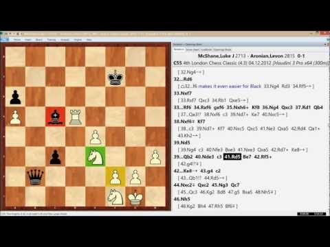 4th London Chess Classic 2012, Round 4, Luke McShane - Levon Aronian, 0-1