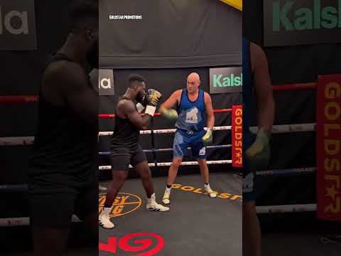 Tyson Fury keeping his defense on point as he wraps up training camp 🎯🍿