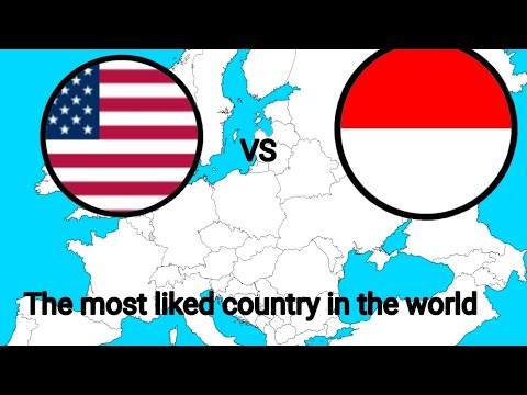 USA 🇺🇲 vs  Indonesia 🇮🇩? The most liked country in the world 🗺️