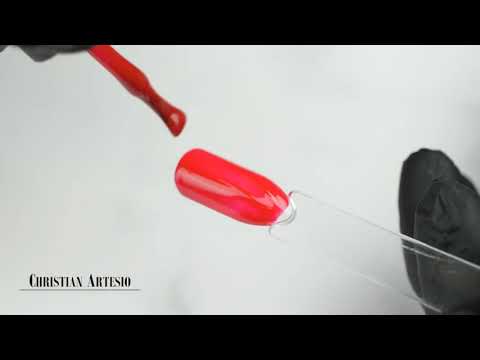 Ημιμόνιμο Βερνίκι Νυχιών Νο 033 In Bloom Κόκκινο Ημιδιάφανο 10ml - Christian Artesio