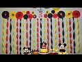 Mickey Mouse Birthday Party Decorations DIY Kids Party Decoration Mickey Mouse Theme Party