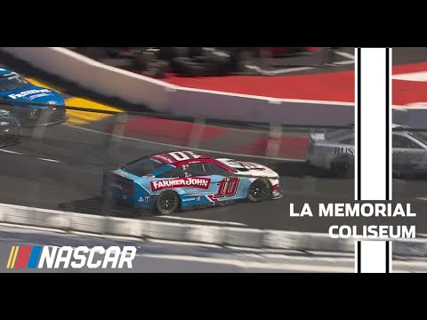 NASCAR ブッシュ・クラッシュ（ロサンゼルス メモリアルコロセウム）ハイライト動画