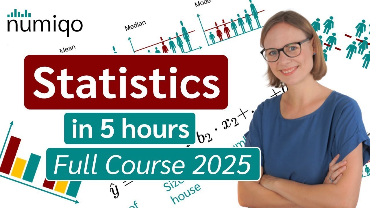Statistics - A Full Lecture to learn Data Science (2025 Version)