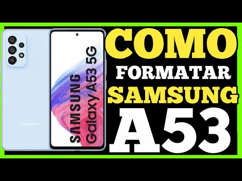 COMO FORMATAR tirar SENHA padrão  celular SAMSUNG A53