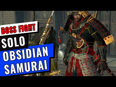 Nioh 2 Obsidian Samurai Boss Fight |  A Formal Match Mission | GameClubz