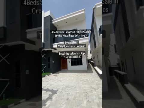 4 bedroom Duplex For Sale Orchid Road By Lekki 2nd Tollgate Lekki Lagos Lekki Phase 2 Lagos