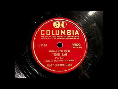 1945 BENNY GOODMAN SEXTET - Tiger Rag COLUMBIA 10" 36922