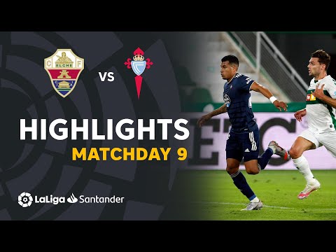 Highlights Elche CF vs RC Celta (1-1)