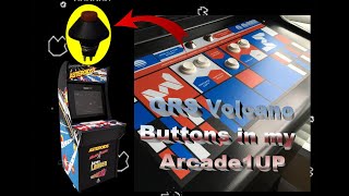 GRS Volcano Buttons installed in my Arcade1UP Asteroids