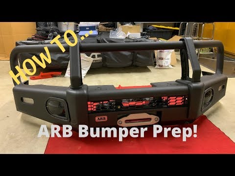 ARB bumper prep for 5th gen 4Runner