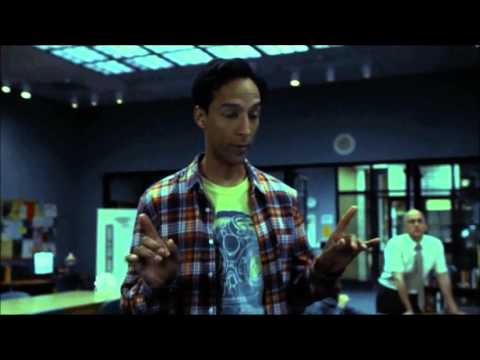 Community - Abed assesses the crime scene