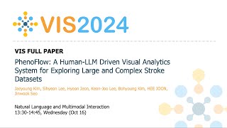 Download the video "PhenoFlow: A Human-LLM Driven Visual Analytics System for Exploring Large and Complex Stroke Datase"