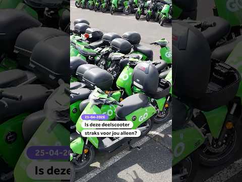 Is deze deelscooter straks voor jou alleen?