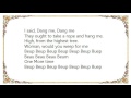 Buck Owens - Dang Me Lyrics