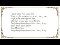 Buck Owens - Dang Me Lyrics