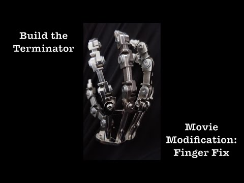 Build the Terminator Agora Models Hachette T-800 Movie Modifications: Finger Fix