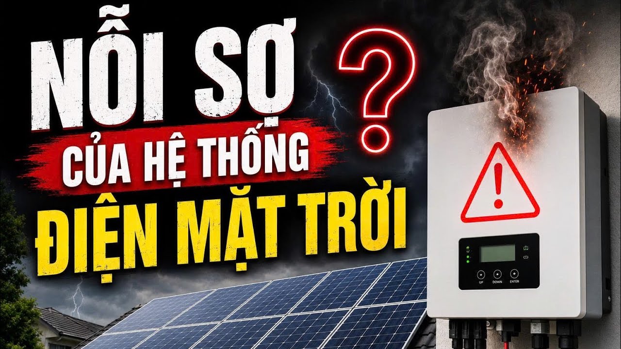 Điểm Yếu Của Điện Mặt Trời Ít Ai Nhắc Đến